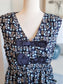 NEW Navy Floral Bow Dress
