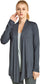 Black Open Cardigan XL