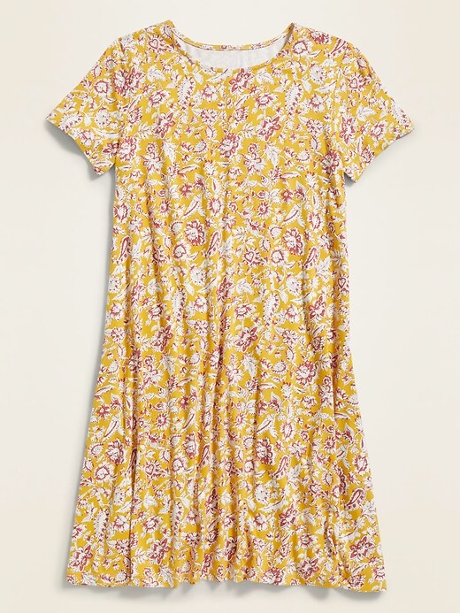Yellow Floral Dress L