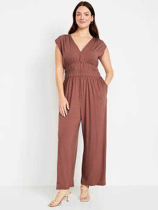 NWT Brown Jumpsuit XXL