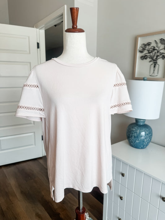 Pale Pink Top L