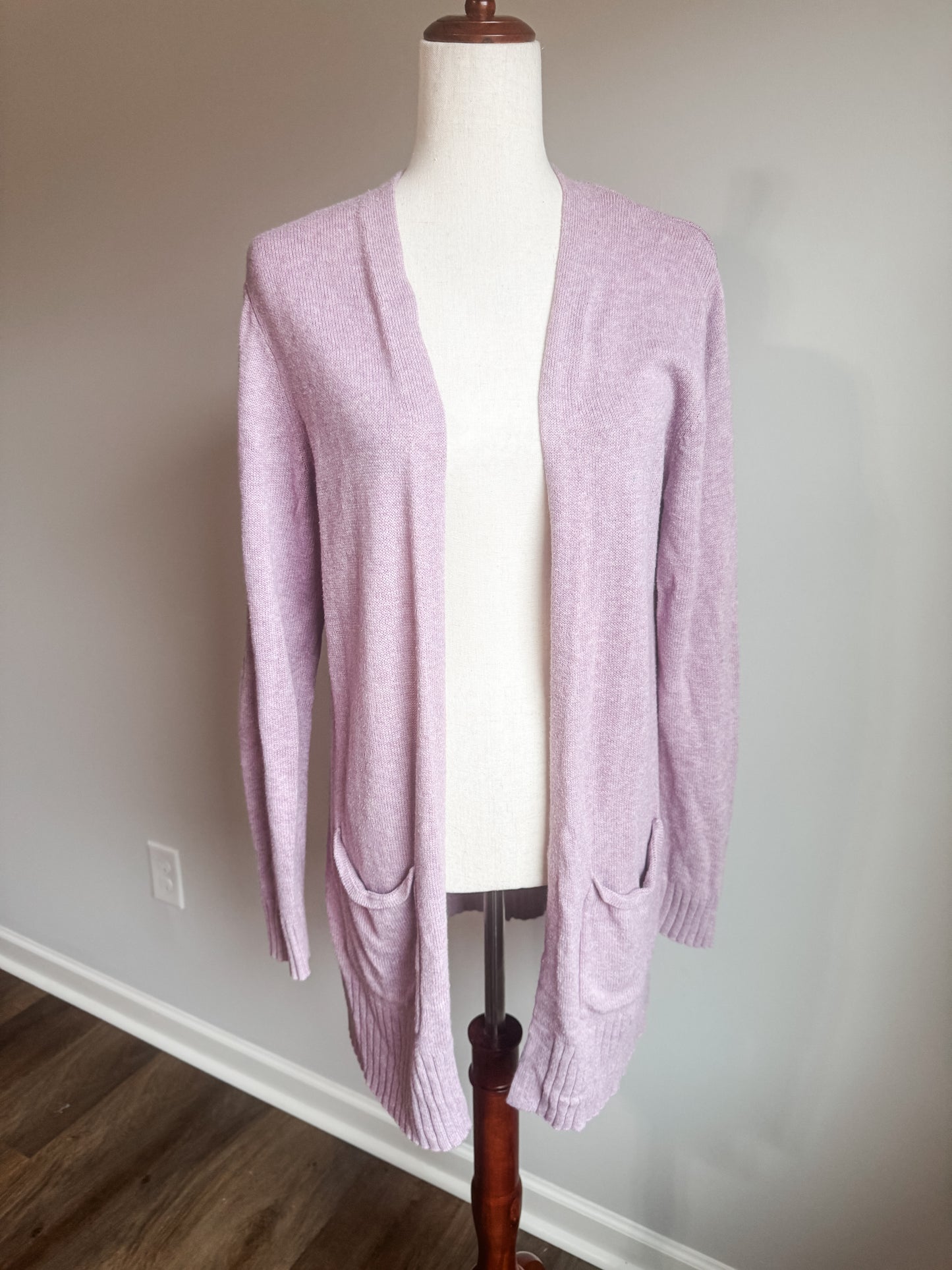 Purple Open Cardigan L