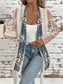 Multi Color Floral Cardigan 2X