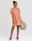 Dusty Pink Cotton Dress XS