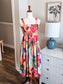 Tropical Smocked Dress Youth XL