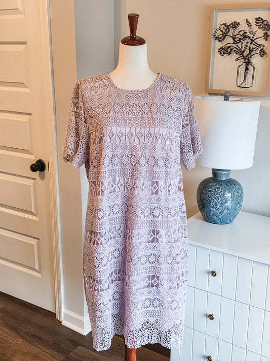 Lilac Lace Dress L/XL