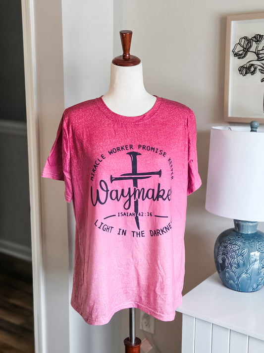 Pink “Waymaker” Tee XXL