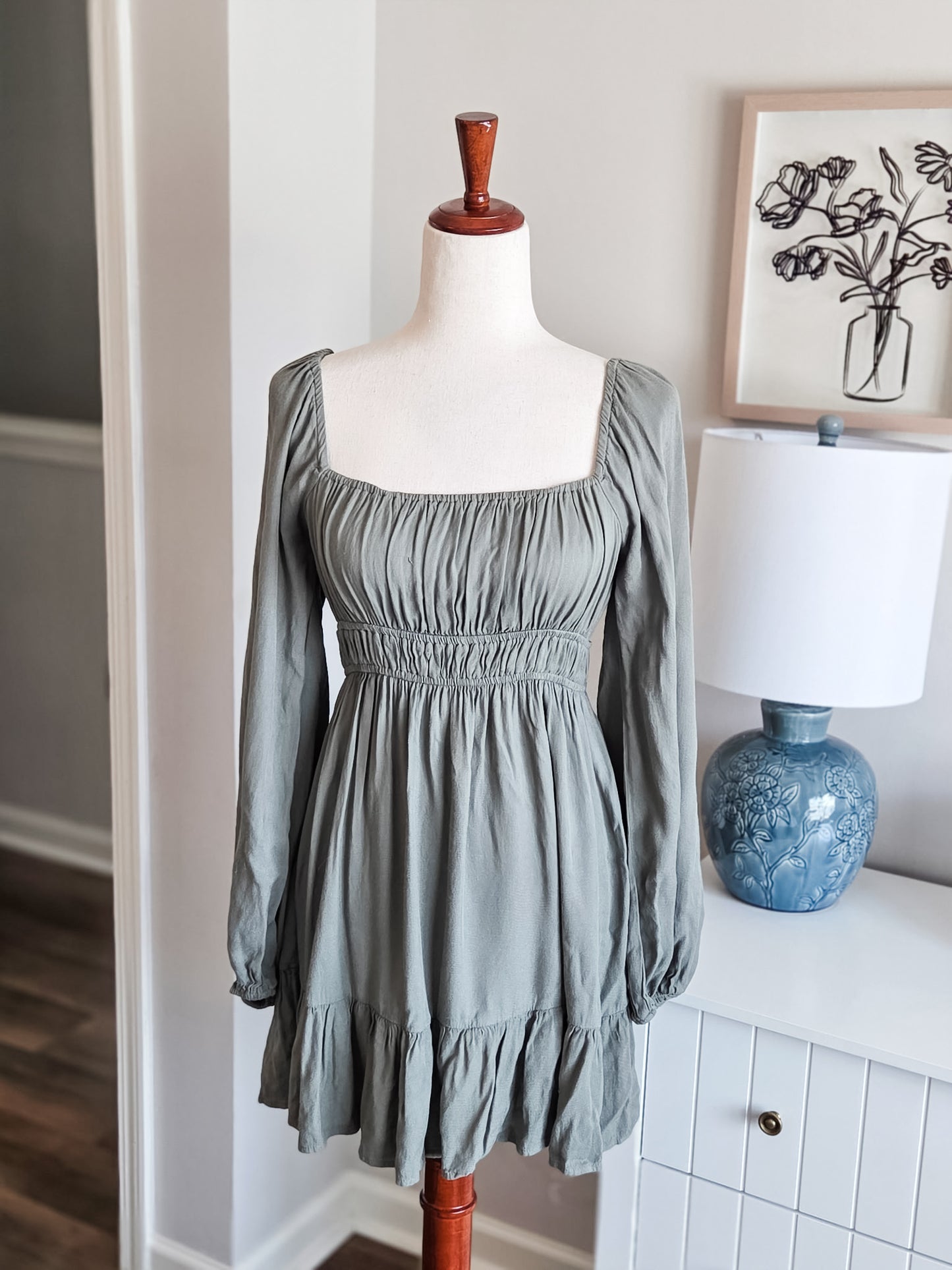 Green Boho Tunic S/M