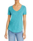 Blue V Neck Tee S/M