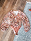 Camel Print Bodysuit S