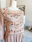 Tan Embroidered Dress M