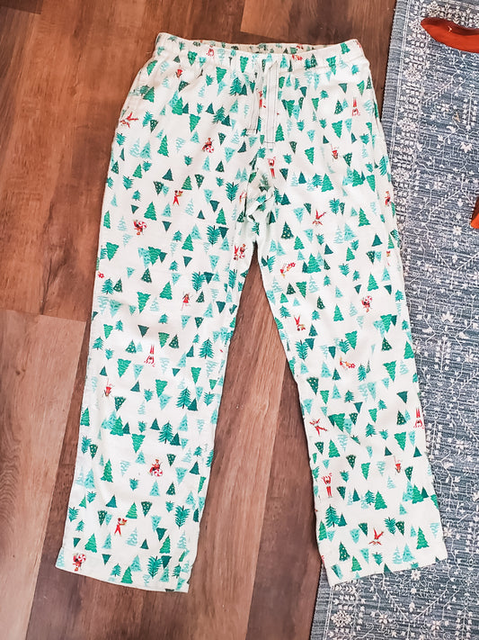 Christmas Tree PJ Pants M