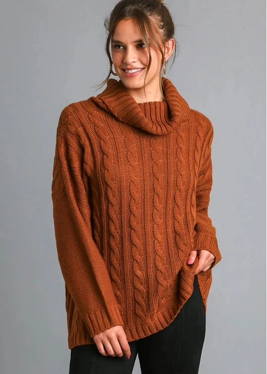 NEW Rust Orange Sweater