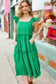 Green Tiered Dress M