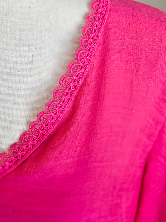Hot Pink Top L