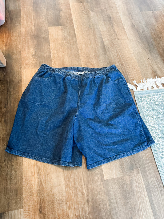 Denim Shorts 3X