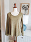 Olive Green Open Back Top M