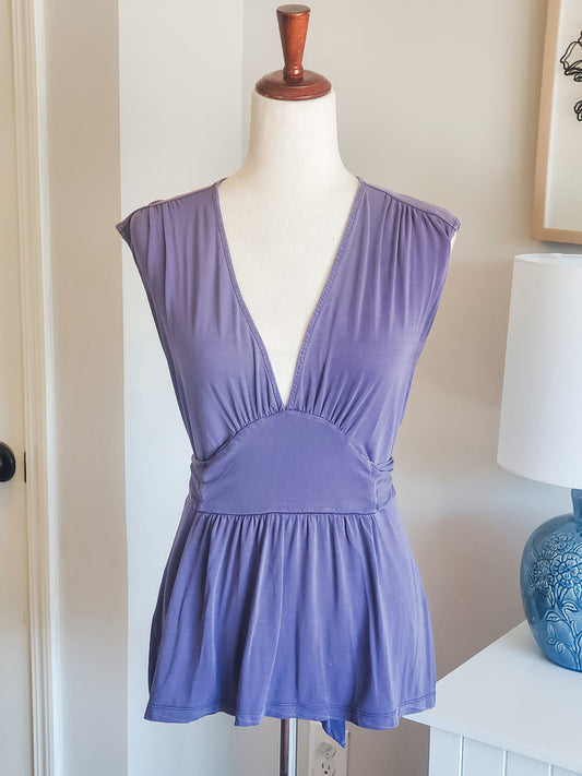 Dusty Blue Top M