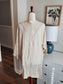 NEW Linen/Cotton Kimono Cardigan :: Oatmeal+Black
