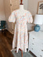 NEW Cream Multi Color Floral Dress