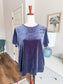 Blue Velvet Top M