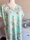 NEW Mint Brown Floral Top