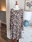 Black Yellow Gray Floral Dress S Tall