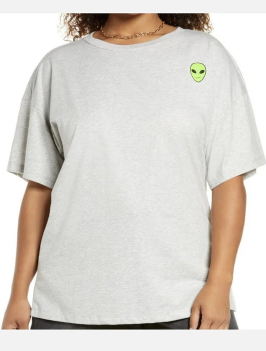 NWT Gray Alien Tee 1X