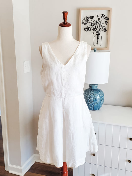 White Cotton Dress 6/8