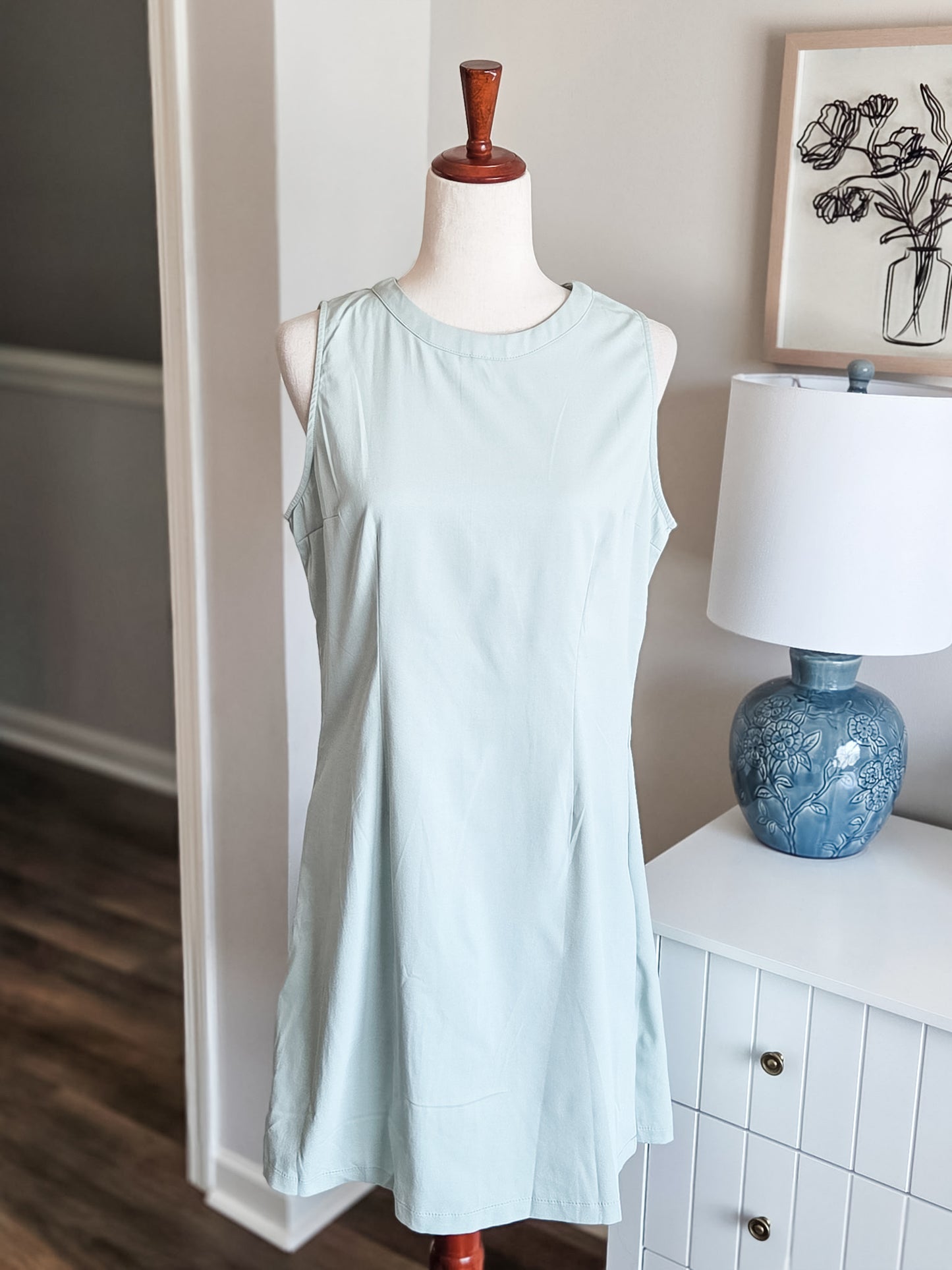 Pale Green Tank Dress M
