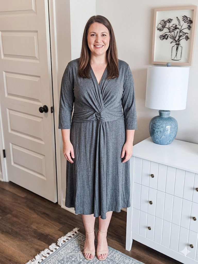 Gray Dress 18W