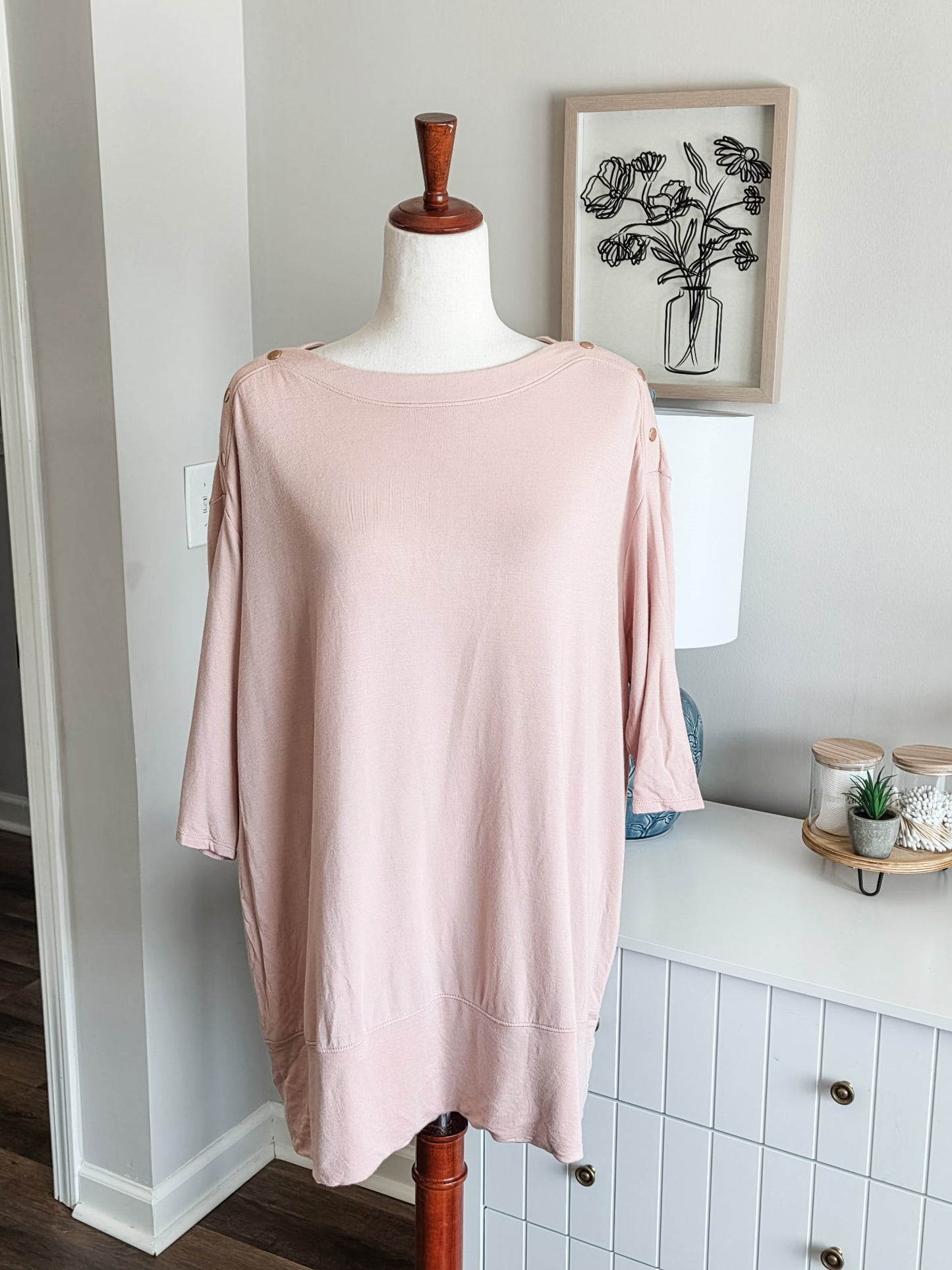 Pink Maternity Top XXL