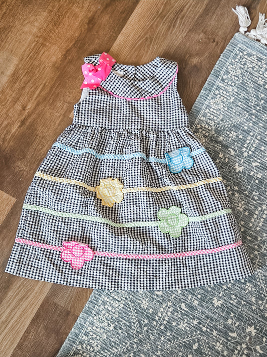 Checked and Floral Dress Youth 5