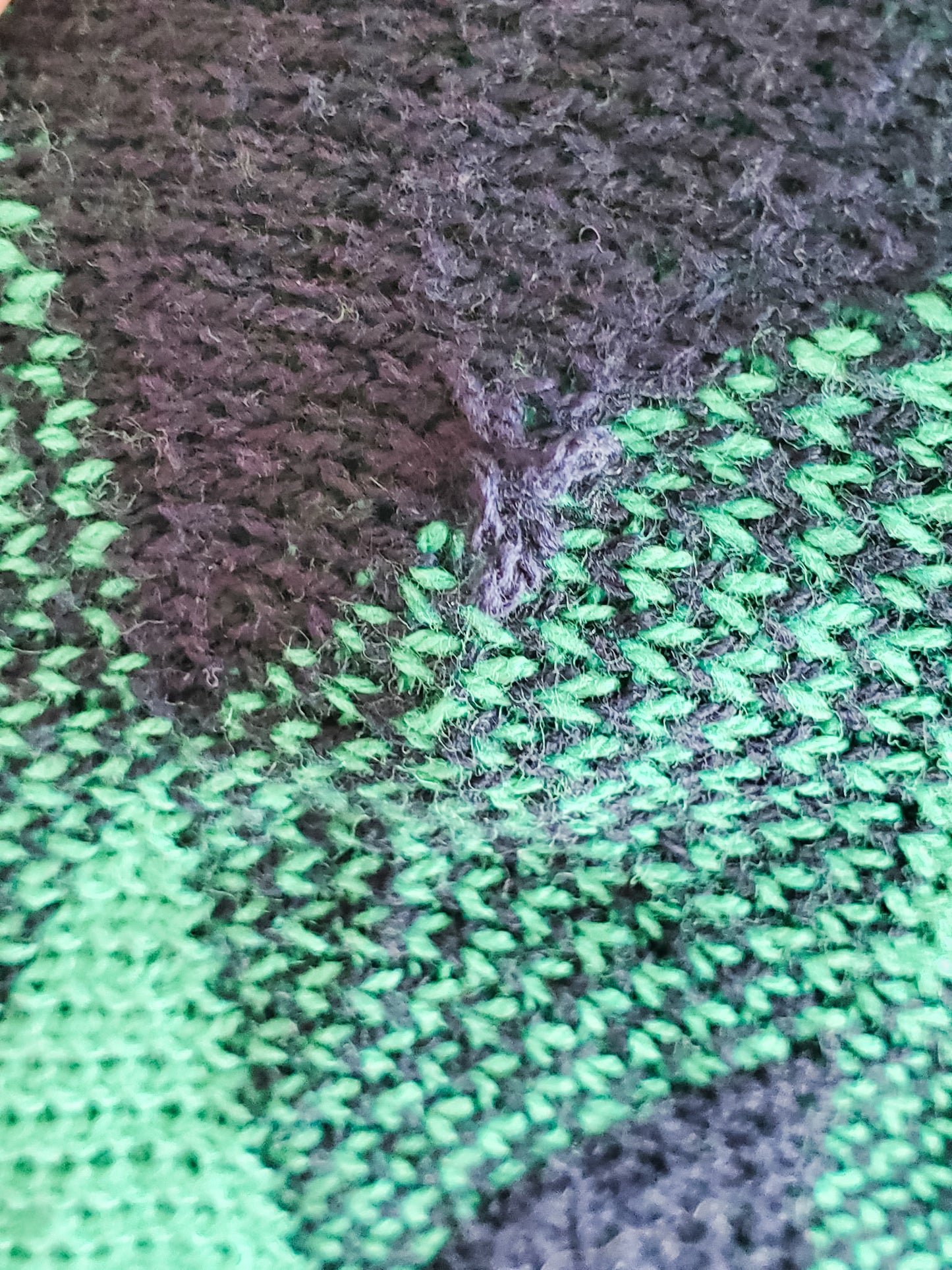 Green Navy Cardigan OS