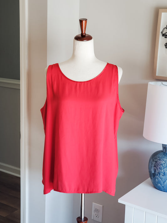 Red Silky Tank XL