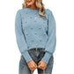 NEW Textured Sweater :: Lavender+Sky Blue