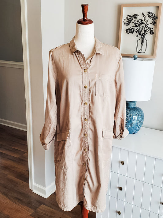 Khaki Dress L