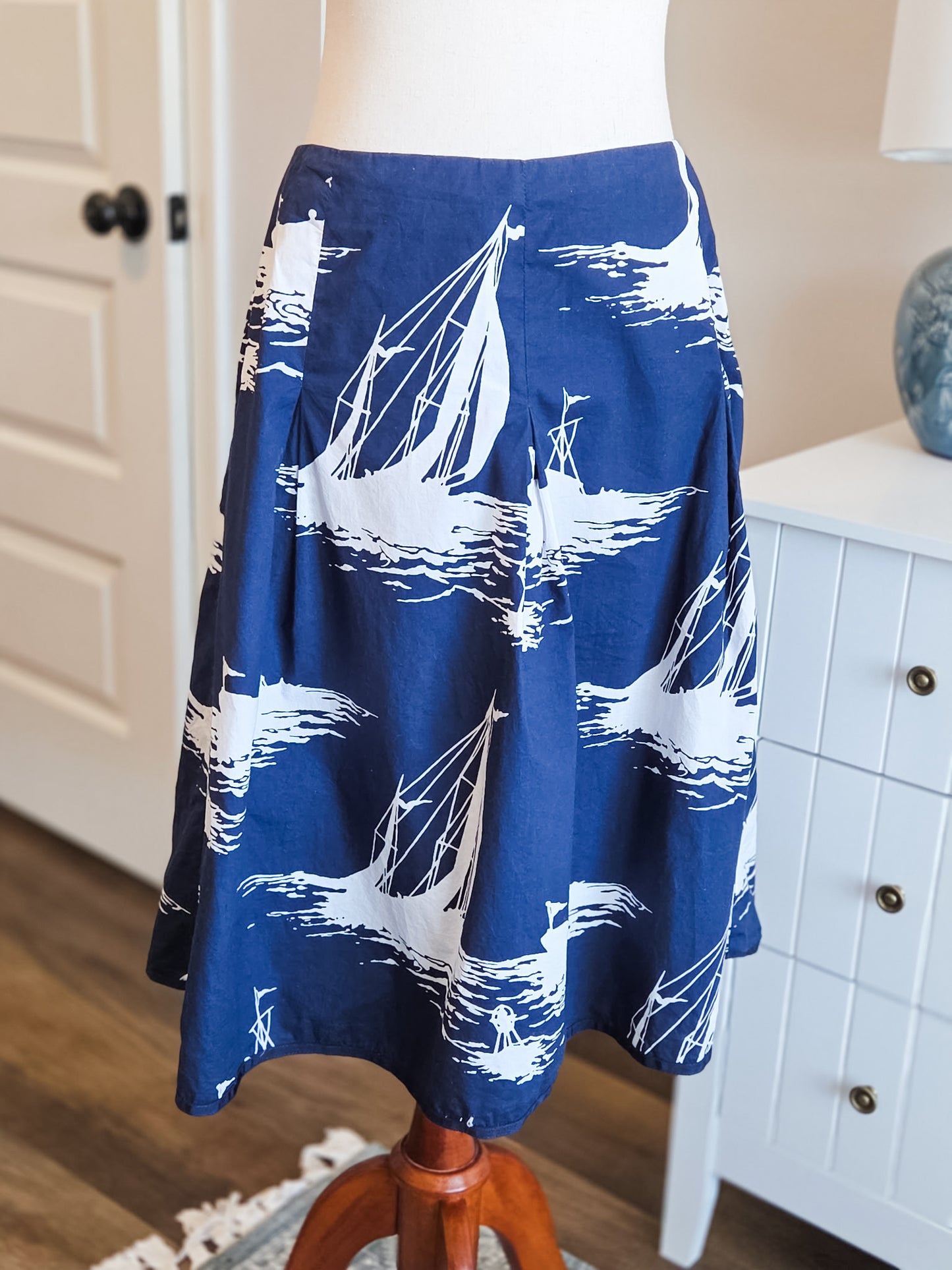 Navy Sailboat Skirt 16