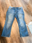 Button Fly High Rise Jeans 14