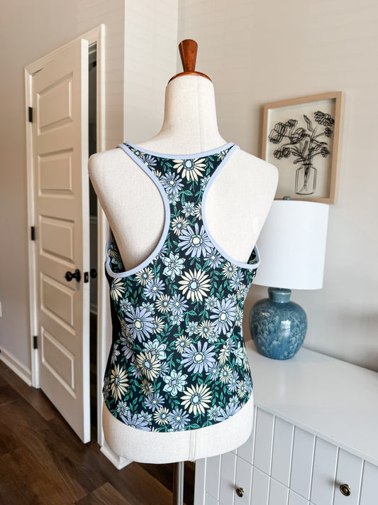 Floral Athletic Tank XL