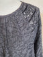 Black Embossed Top M