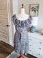 NWT Black White Houndstooth Dress L