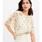 NWT Cream Brown Sparkly Top XS