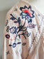 Pale Pink Embroidered Top XL