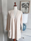 Pale Pink Print Cardigan M