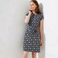 Navy Print Dress XXLP