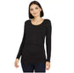 Black Maternity/Nursing Top S