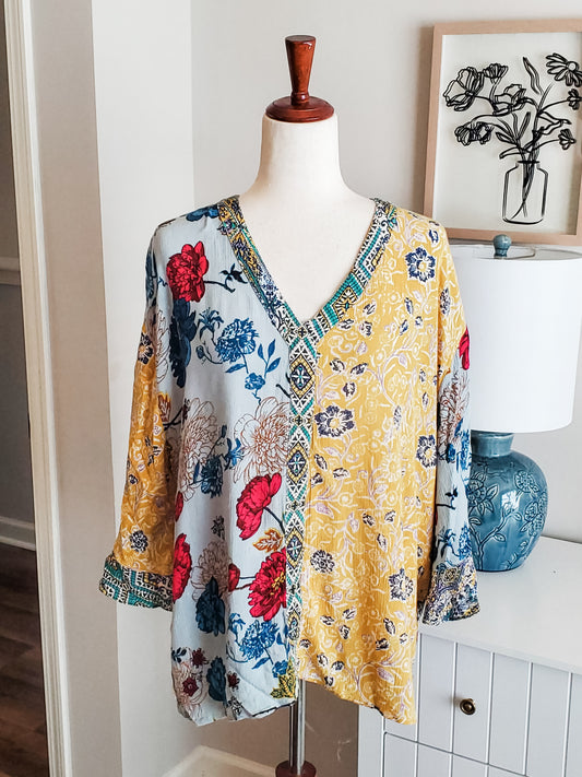 Multi Color Boho Top PL
