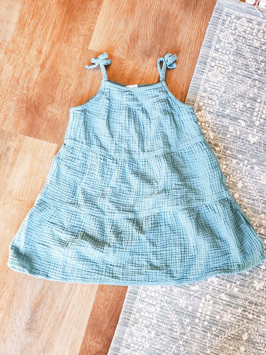 Teal Dress 4T