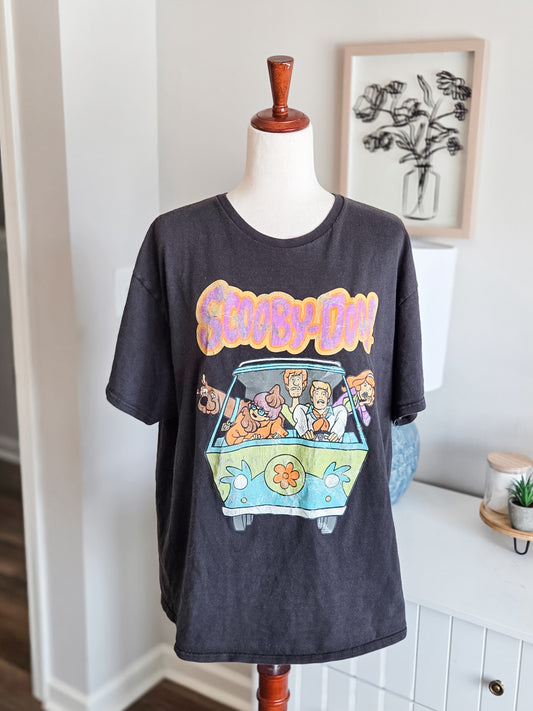 Black Scooby Doo Tee XL